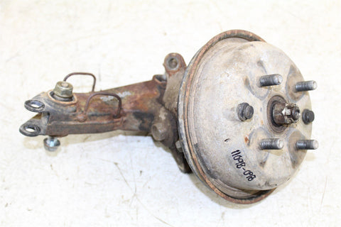 1986 Honda Fourtrax 200 SX Front Left Brake Drum Hub Spindle Knuckle