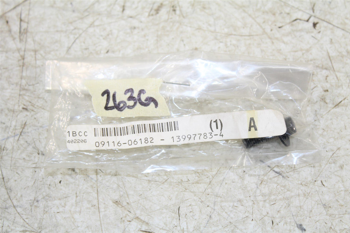 NOS Genuine Suzuki 6x20 Bolt NEW OEM 09116-06182