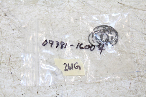 NOS Genuine Suzuki Piston Wrist Pin Circlip Clips NEW OEM 09381-16004 QTY:8