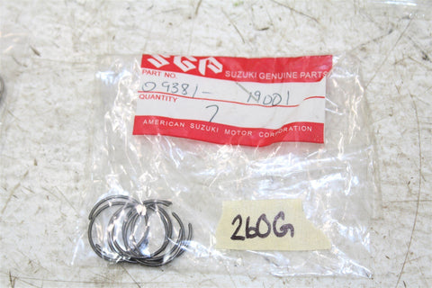 NOS Genuine Suzuki Piston Wrist Pin Circlip Clips NEW OEM 09381-19001 QTY:7