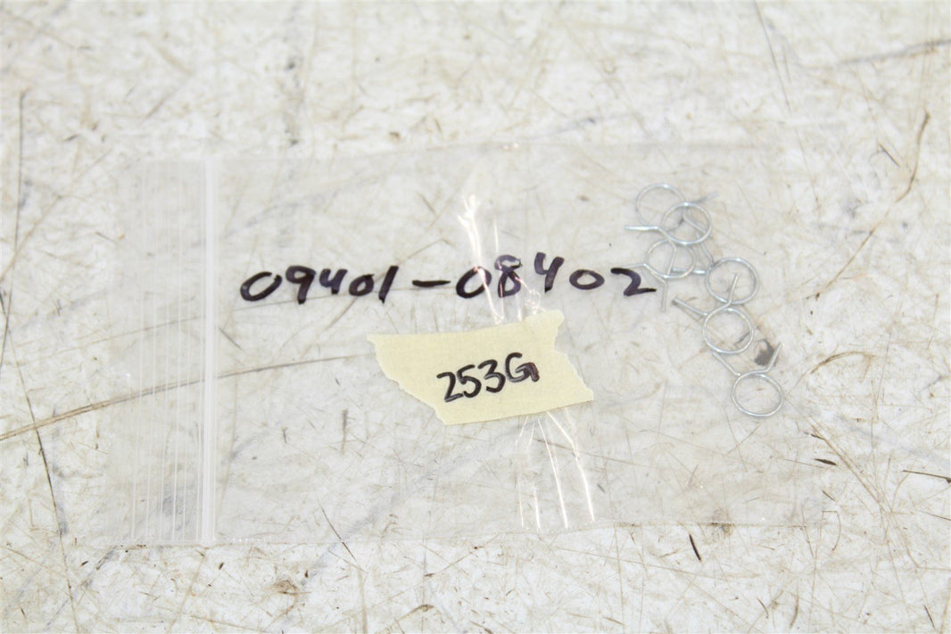 NOS Genuine Suzuki Fuel Hose Clip NEW OEM 09401-08402 QTY:6