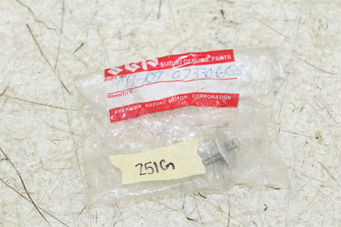 NOS Genuine Suzuki Push Pin Clip Gray NEW OEM 09409-07330-6GS