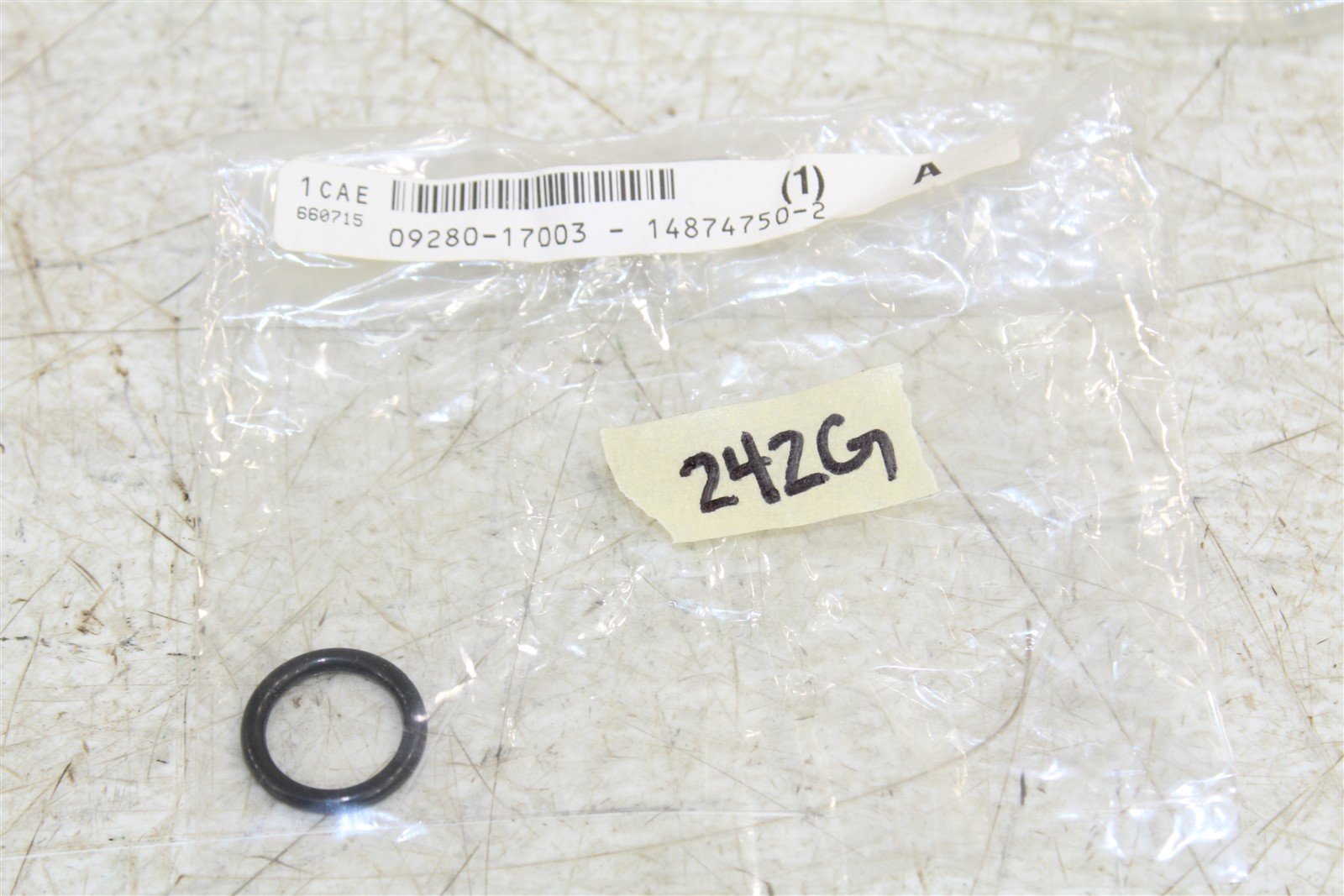 NOS Genuine Suzuki Oil Filler Plug O Ring NEW OEM 09280-17003