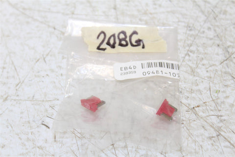 NOS Genuine Suzuki 10 Amp Fuse GSXR Hayabusa Vstrom NEW 09481-10504 QTY:2