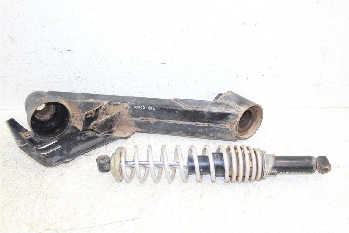 2004 Can Am Outlander 400 4x4 Left Rear Swing Arm w/ Shock Absorber
