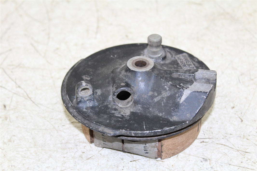 1978 Suzuki DS 80 Front Brake Drum Backing Plate Panel Hub