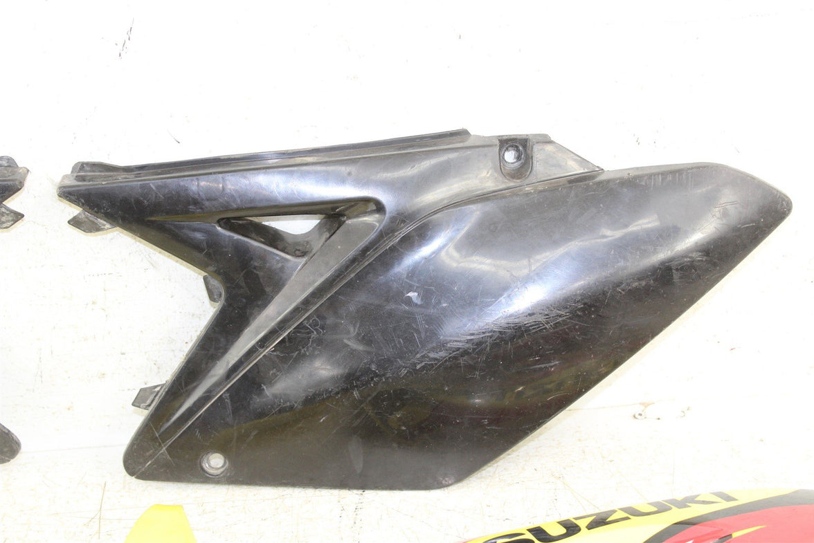 2011 Suzuki RMZ 250 Plastic Set Number Plates Tank Shrouds Fork Guards