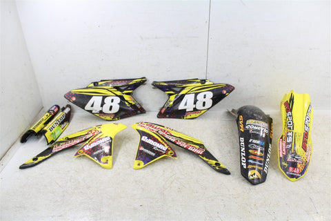 2011 Suzuki RMZ 250 Plastic Fender Set Number Plates Tank Shrouds Fork Guards