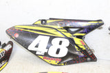 2011 Suzuki RMZ 250 Plastic Fender Set Number Plates Tank Shrouds Fork Guards