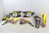 2011 Suzuki RMZ 250 Plastic Fender Set Number Plates Tank Shrouds Fork Guards
