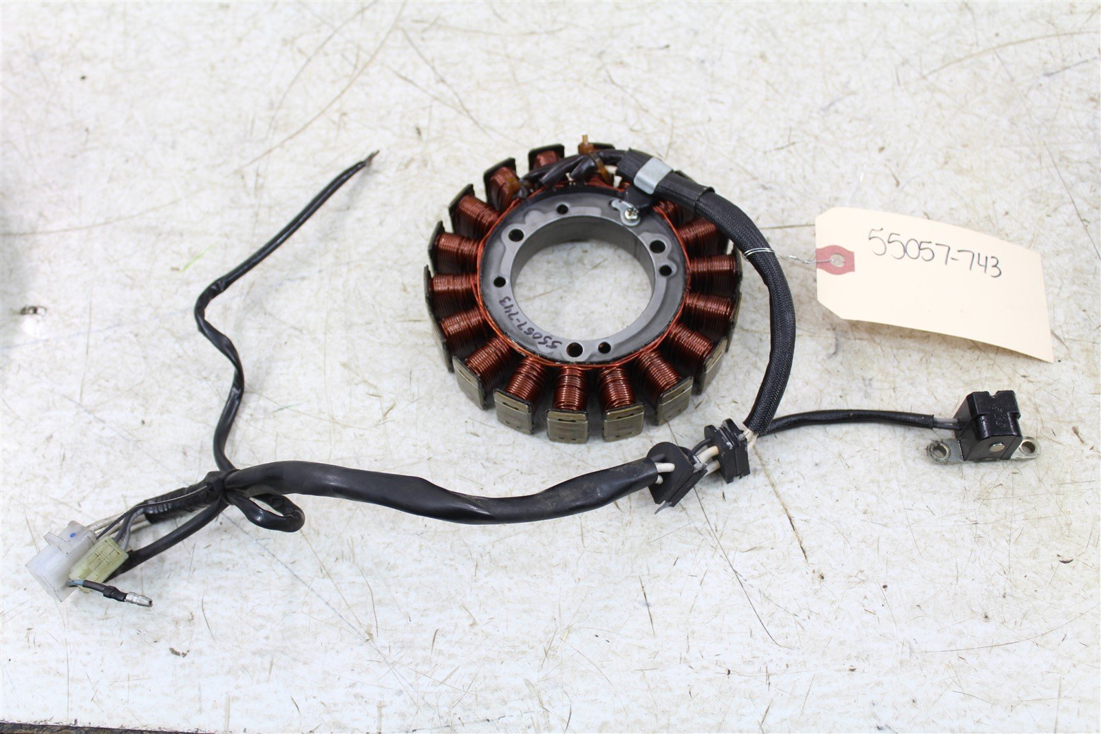 2007 Yamaha V Star 1100 Stator Magneto Generator Coil