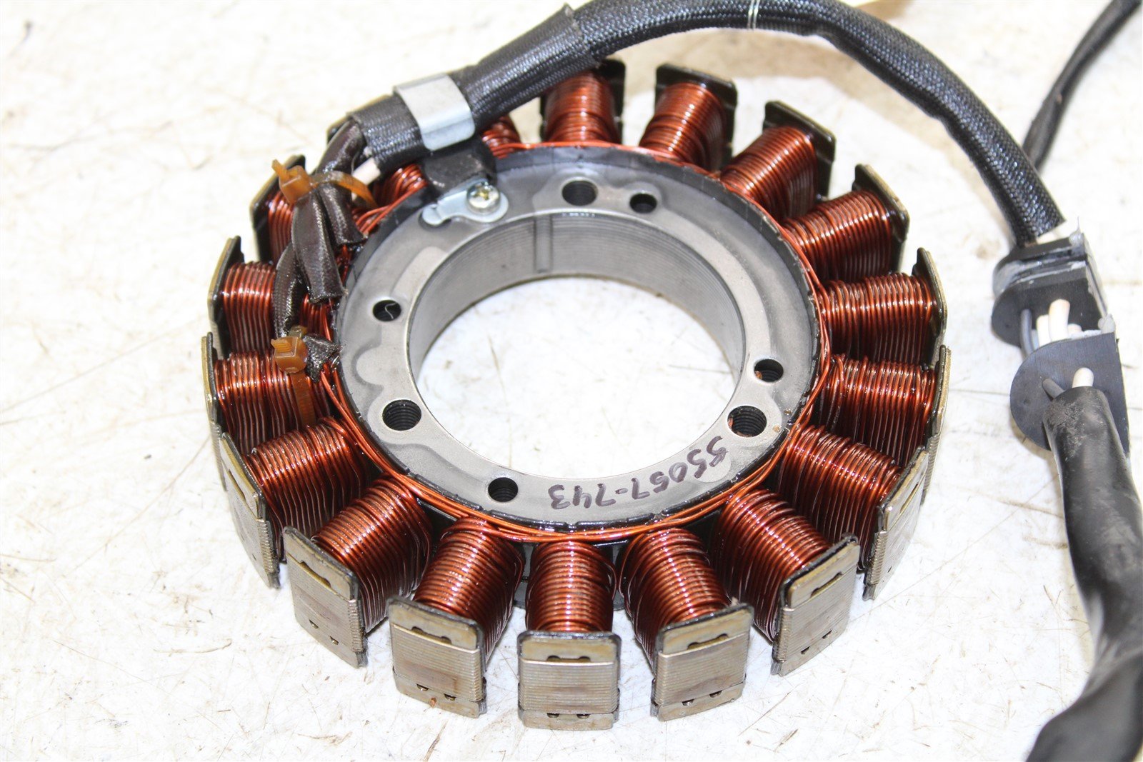 2007 Yamaha V Star 1100 Stator Magneto Generator Coil