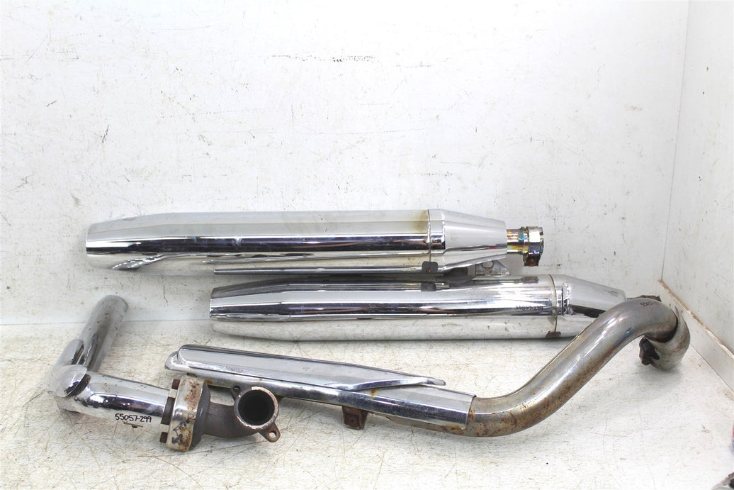 2007 Yamaha V Star 1100 Classic Exhaust Head Pipe Silencer Muffler