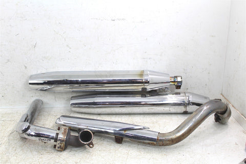 2007 Yamaha V Star 1100 Classic Exhaust Head Pipe Silencer Muffler