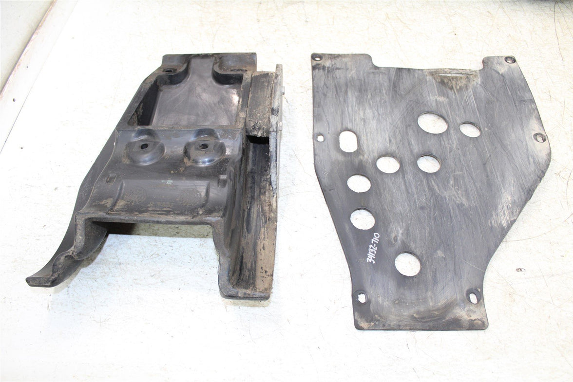 2010 Polaris Trail Boss 330 Skid Plate Engine Swing Arm Chain Guard