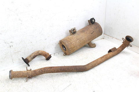2010 Polaris Trail Boss 330 Exhaust Head Pipe Silencer Muffler