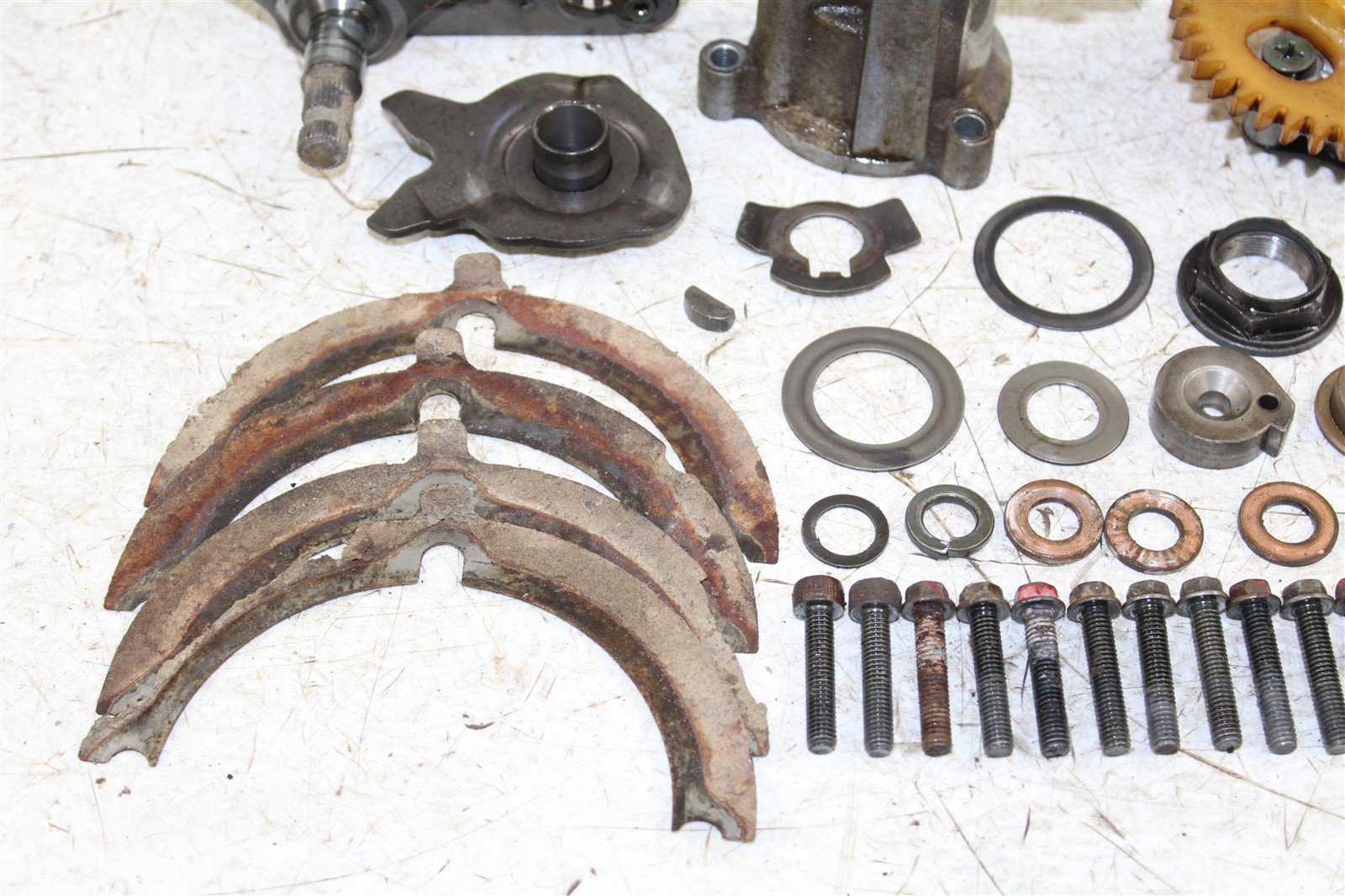 1995 Yamaha Wolverine 350 4x4 Transmission Gears Shift Shaft Forks Drum