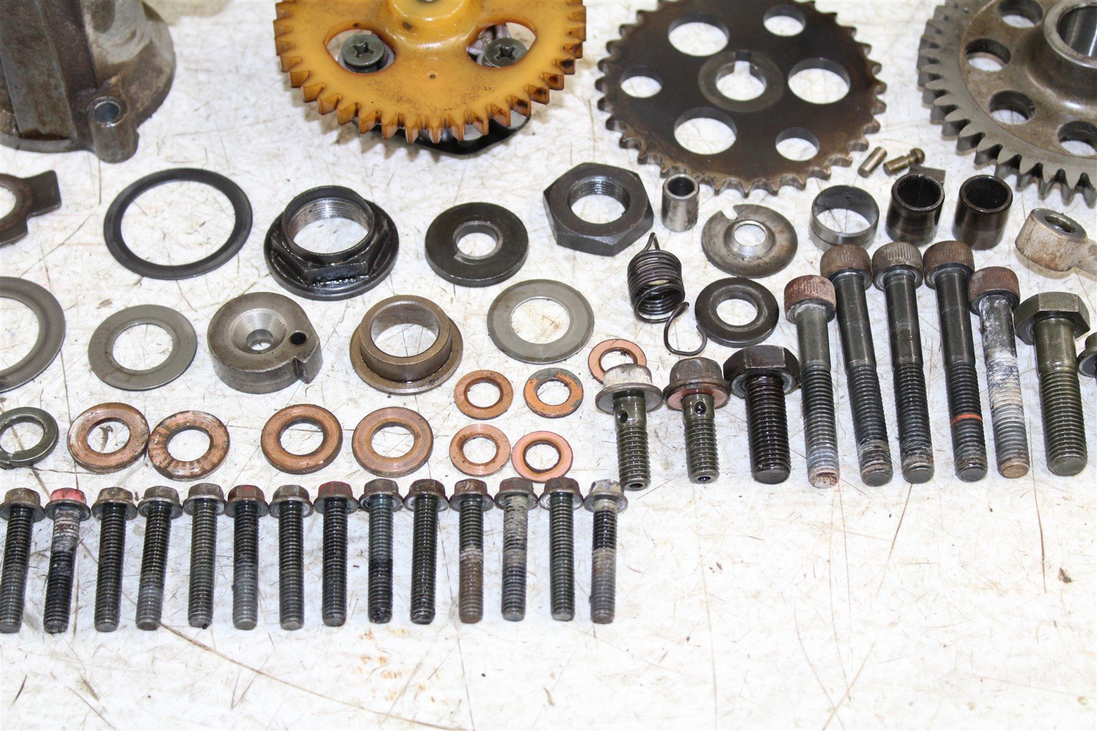 1995 Yamaha Wolverine 350 4x4 Transmission Gears Shift Shaft Forks Drum