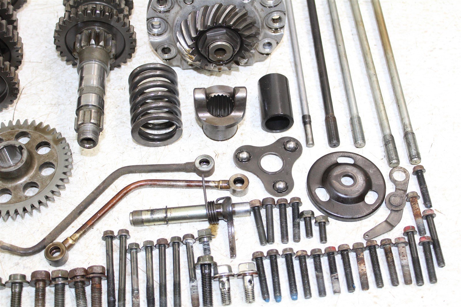 1995 Yamaha Wolverine 350 4x4 Transmission Gears Shift Shaft Forks Drum