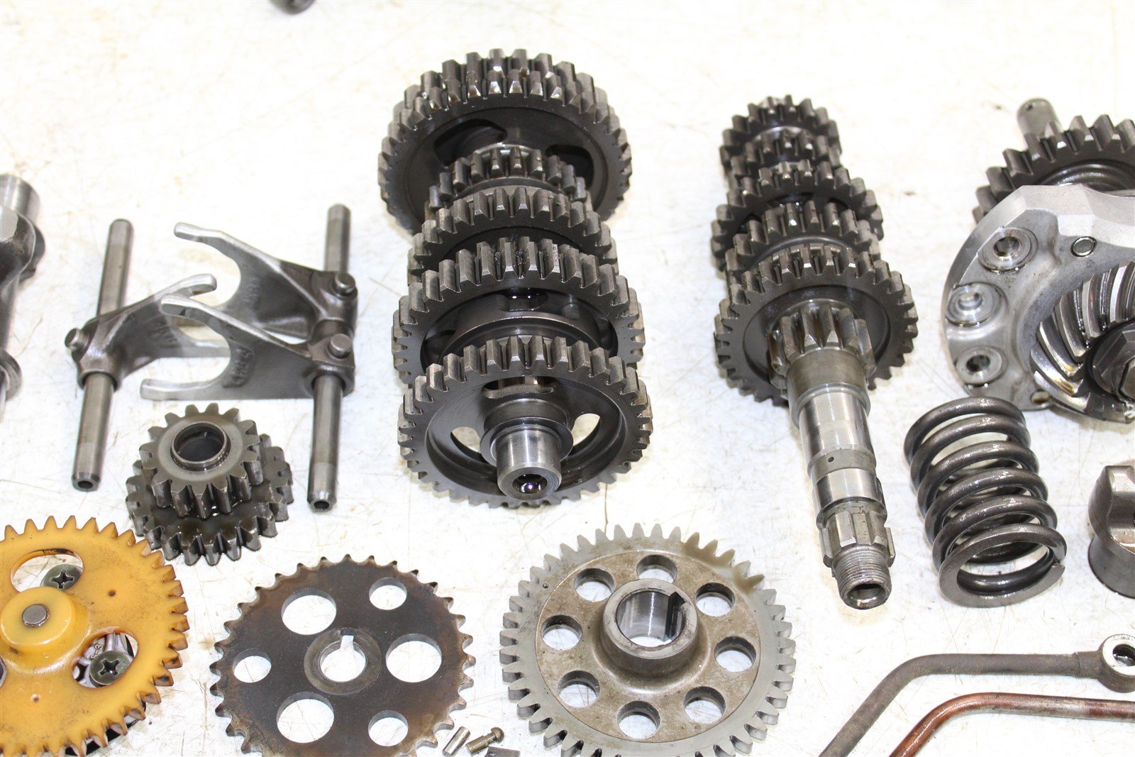 1995 Yamaha Wolverine 350 4x4 Transmission Gears Shift Shaft Forks Drum