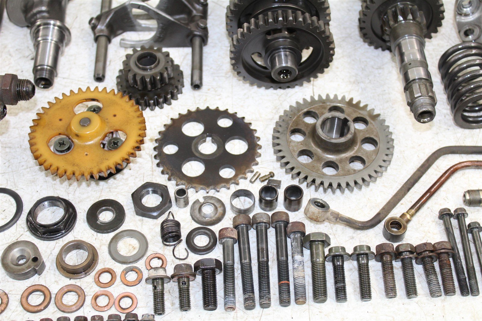 1995 Yamaha Wolverine 350 4x4 Transmission Gears Shift Shaft Forks Drum