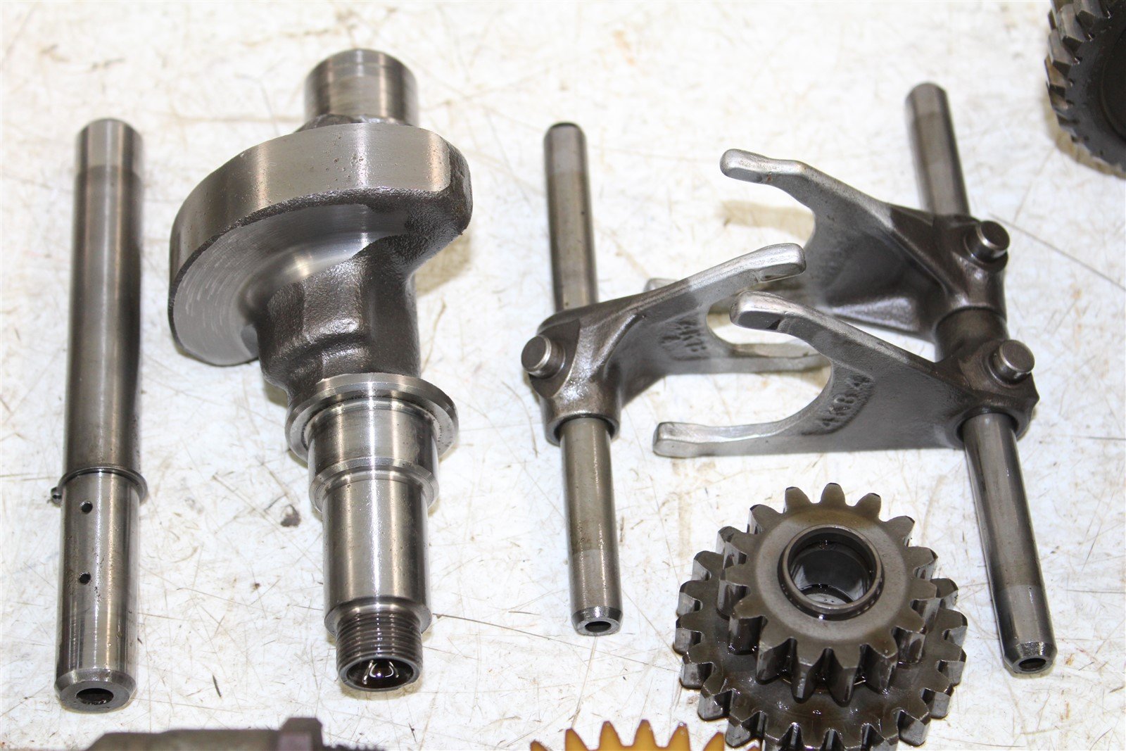 1995 Yamaha Wolverine 350 4x4 Transmission Gears Shift Shaft Forks Drum