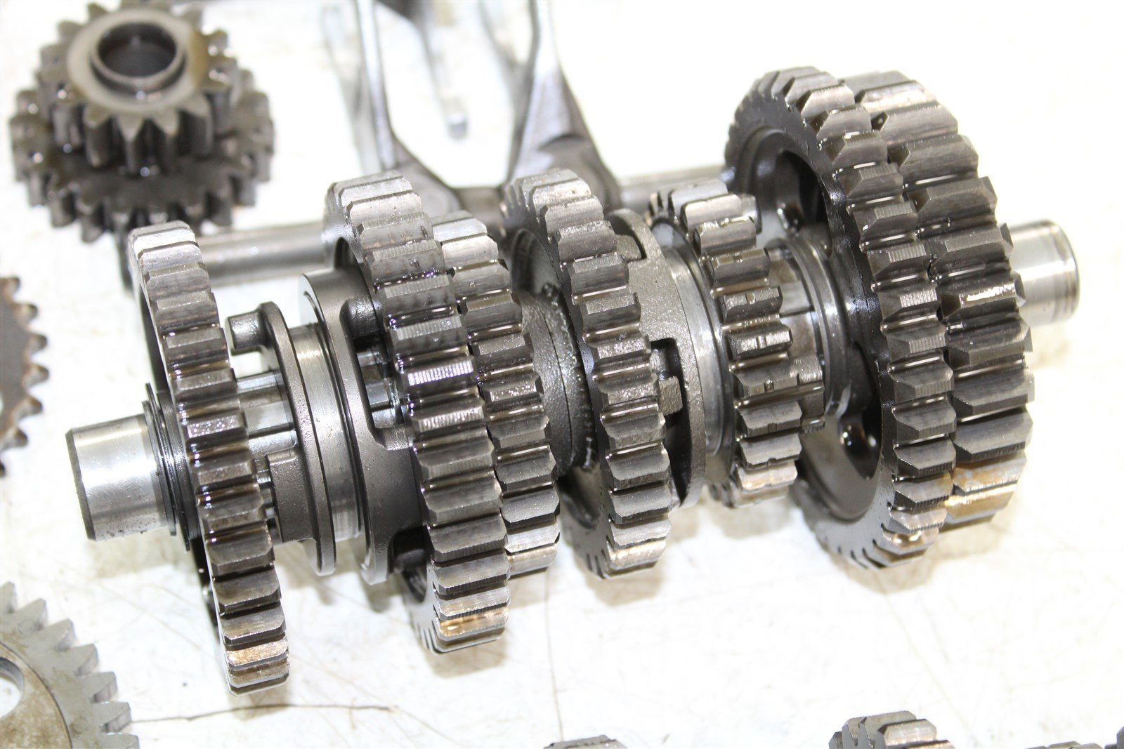1995 Yamaha Wolverine 350 4x4 Transmission Gears Shift Shaft Forks Drum