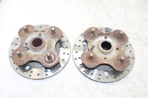 1995 Yamaha Wolverine 350 4x4 Front Hubs Brake Rotors