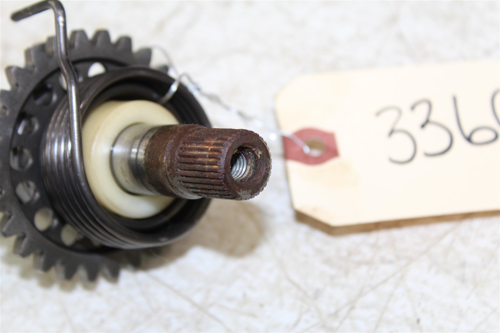 2014 Yamaha YZ 250F Kick Start Shaft Kicker Gear Spring