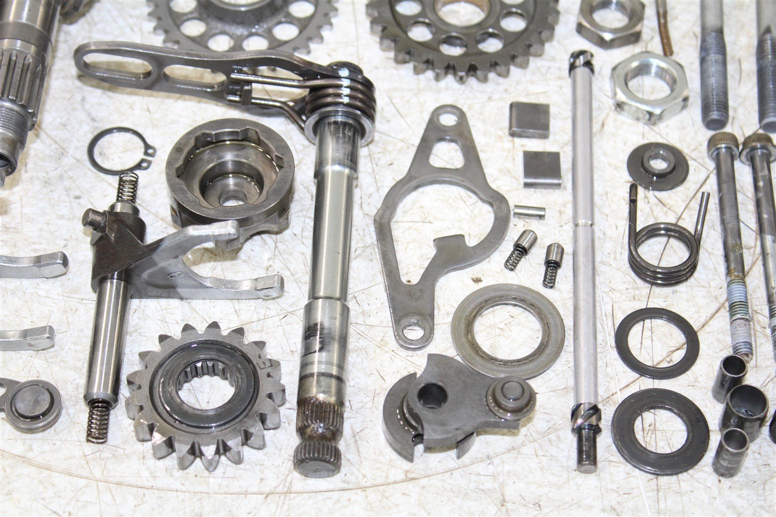 2014 Yamaha YZ 250F Transmission Gears Shift Shaft Forks Drum