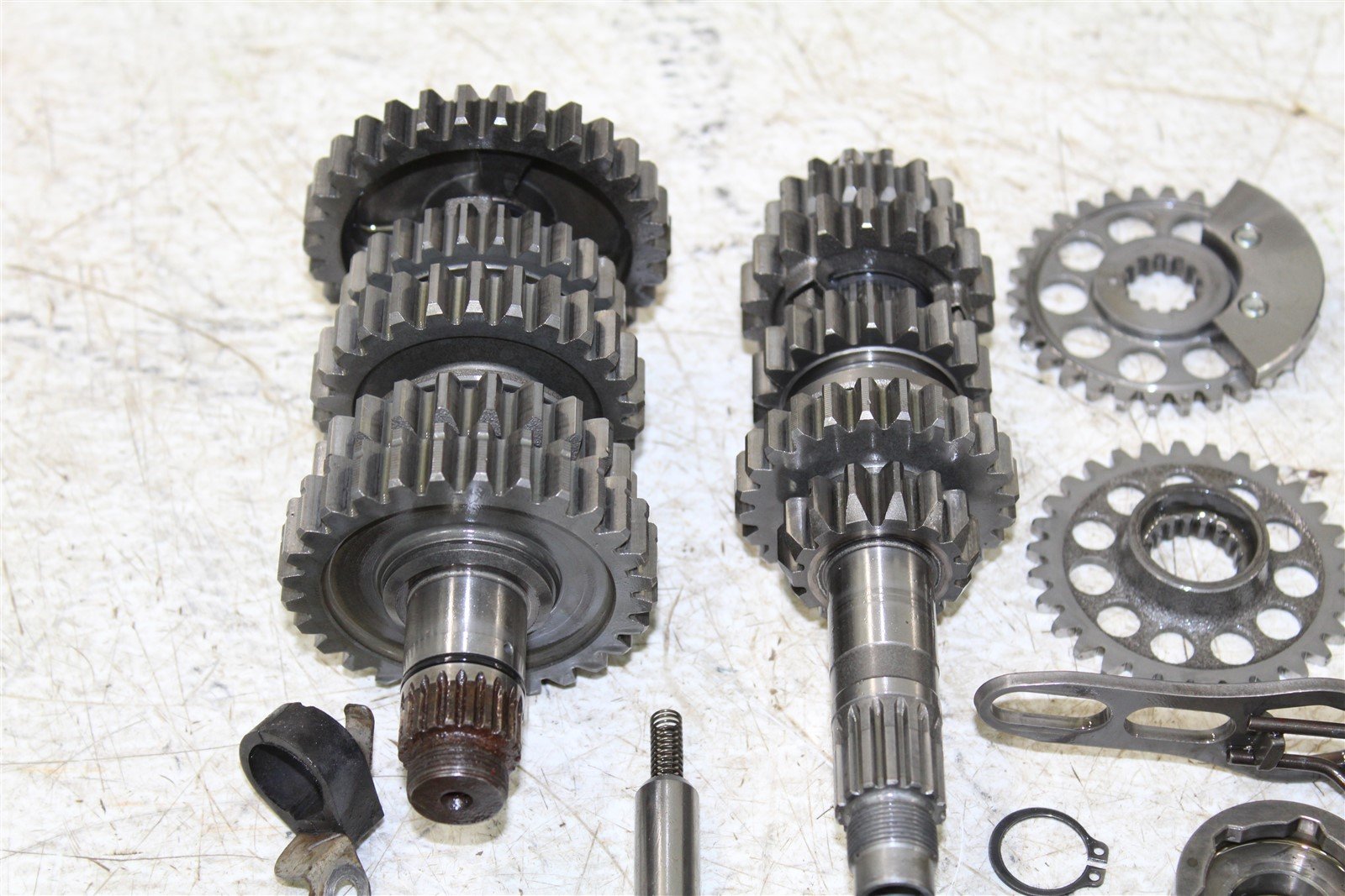 2014 Yamaha YZ 250F Transmission Gears Shift Shaft Forks Drum