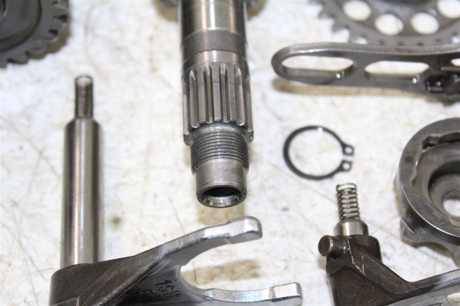 2014 Yamaha YZ 250F Transmission Gears Shift Shaft Forks Drum