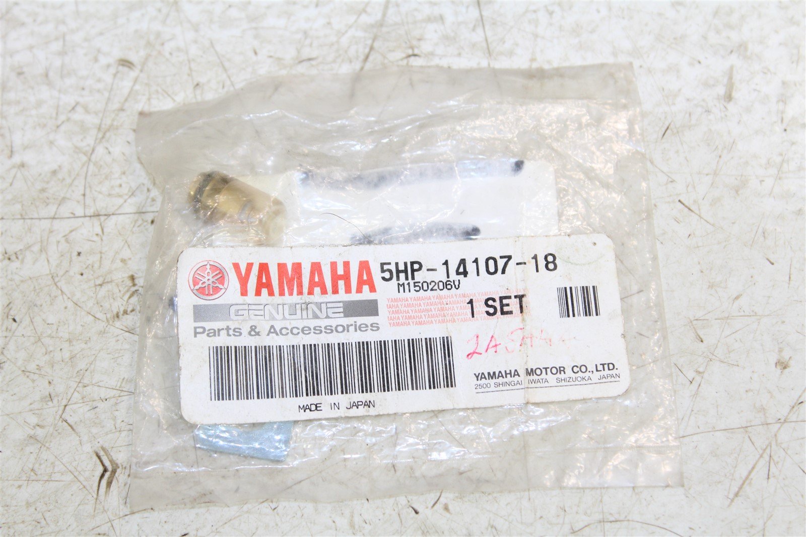 NOS Genuine Yamaha Carburetor Needle Valve Set NEW TTR125 OEM 5HP-14107-18