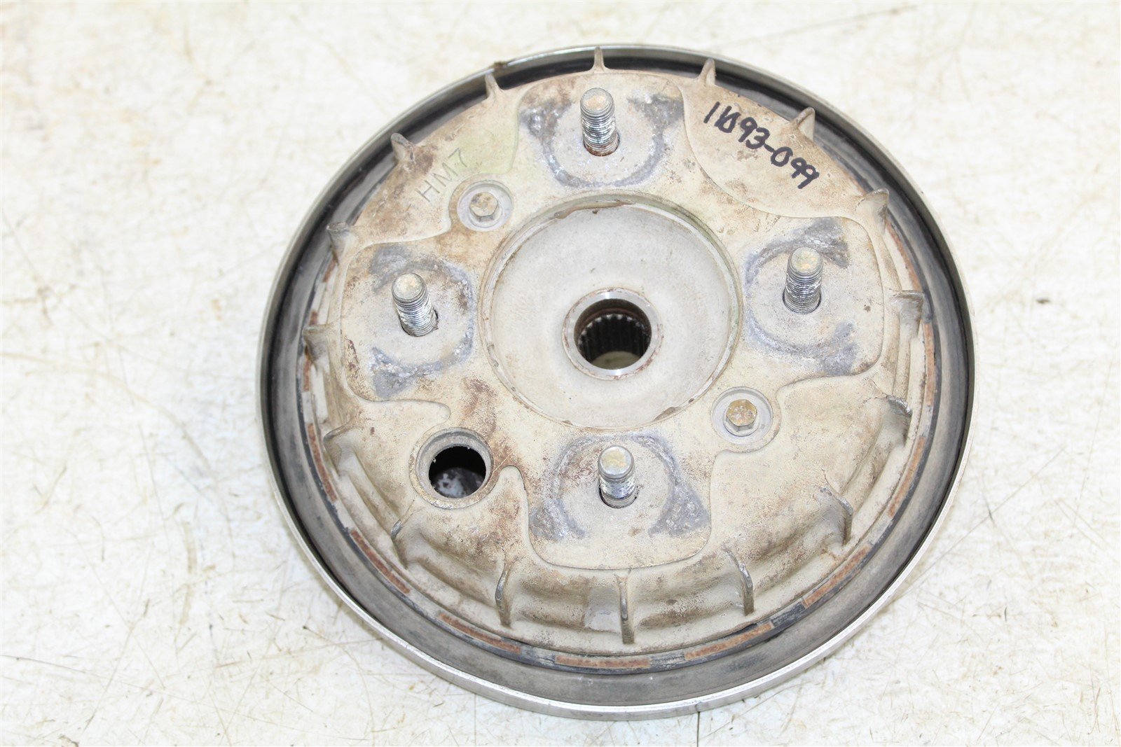 2004 Honda Rancher 350 FM 4x4 Front Right Brake Drum Backing Plate Panel Hub