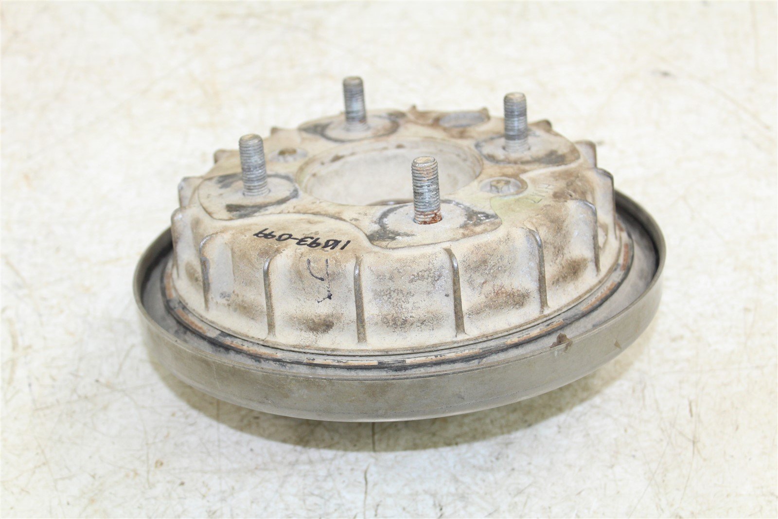 2004 Honda Rancher 350 FM 4x4 Front Right Brake Drum Backing Plate Panel Hub