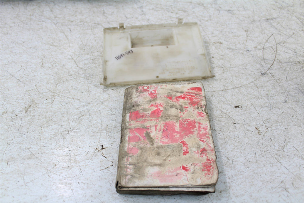 1999 Honda Fourtrax 300 4x4 Owners Manual and Cover Plastic