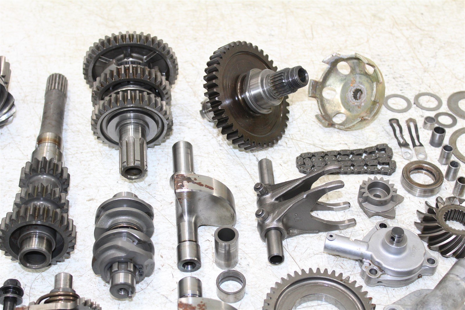 2005 Suzuki King Quad 700 4x4 Transmission Gears Shift Shaft Forks Drum