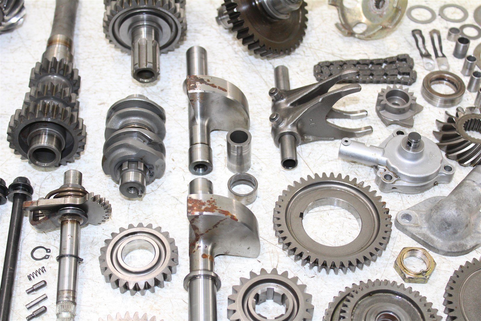 2005 Suzuki King Quad 700 4x4 Transmission Gears Shift Shaft Forks Drum