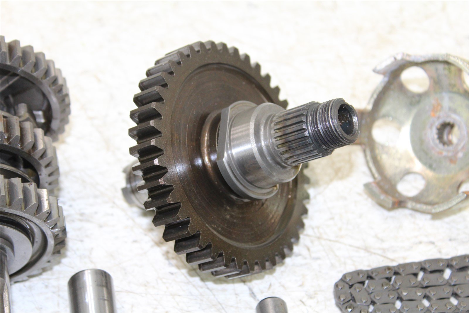 2005 Suzuki King Quad 700 4x4 Transmission Gears Shift Shaft Forks Drum