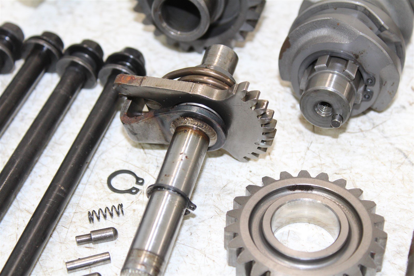 2005 Suzuki King Quad 700 4x4 Transmission Gears Shift Shaft Forks Drum