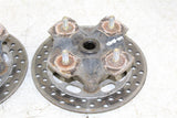 2005 Suzuki King Quad 700 4x4 Front Hubs Brake Rotors
