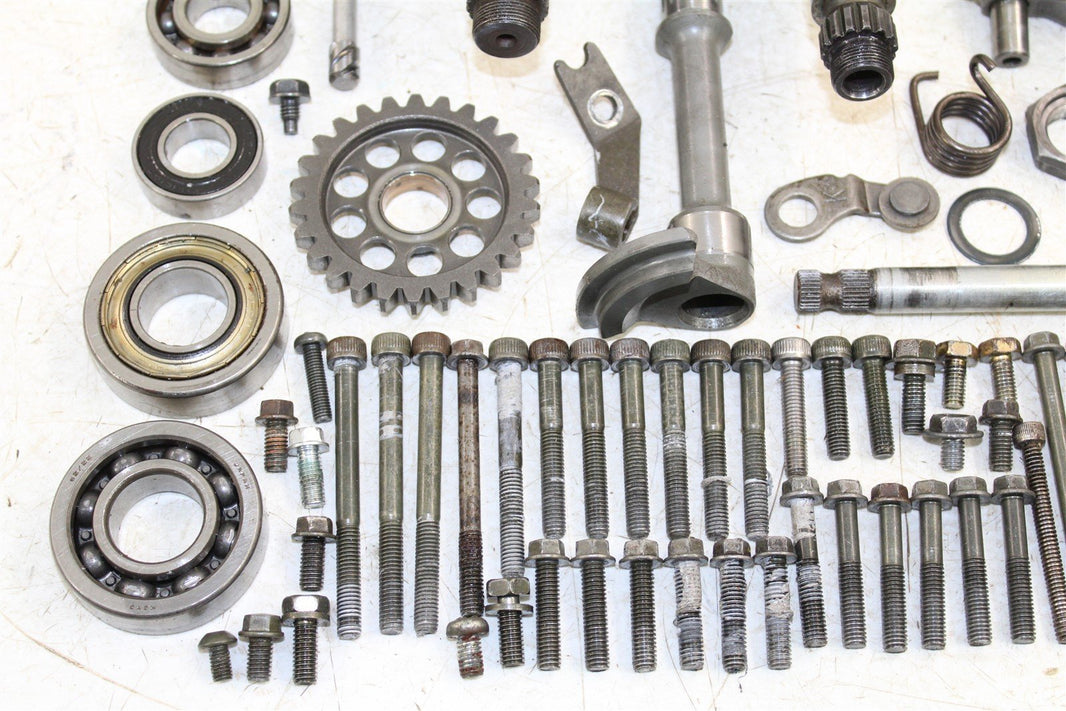 2001 Yamaha WR 250F Transmission Gears Shift Shaft Forks Drum