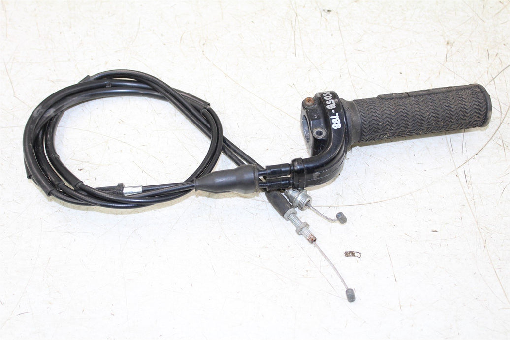 2001 Yamaha WR 250F Throttle Tube Housing w/Throttle Cables