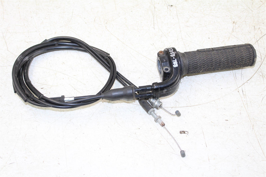 2001 Yamaha WR 250F Throttle Tube Housing w/Throttle Cables
