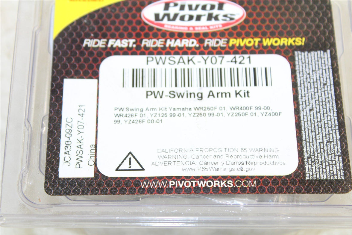 2001 Yamaha WR 250F Swing Arm Bearing Kit