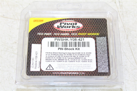 2001 Yamaha WR 250F Pivot Works Rear Shock Bushing Bearing Kit