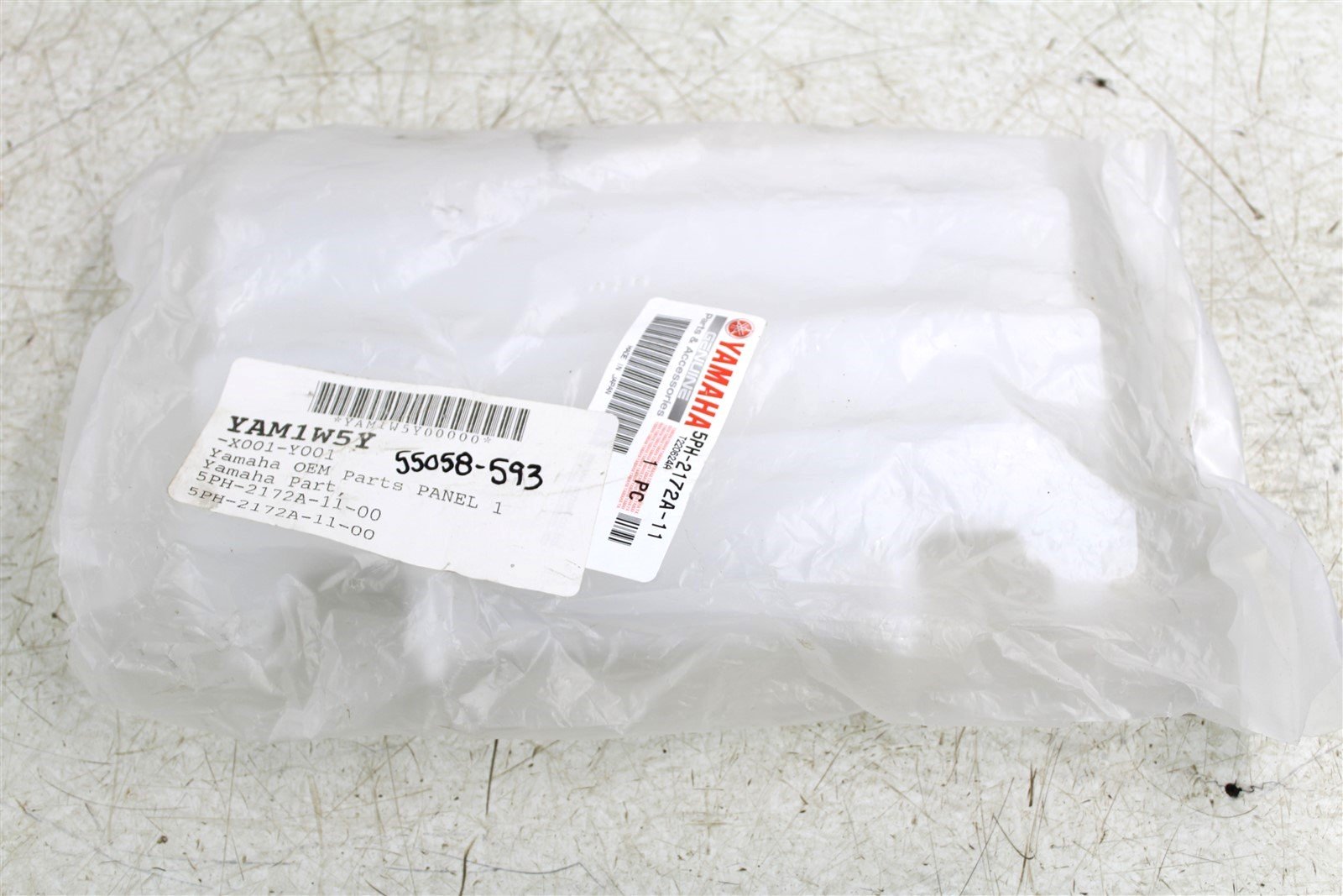 2001 Yamaha WR 250F Right Radiator Guards Louvers Plastics