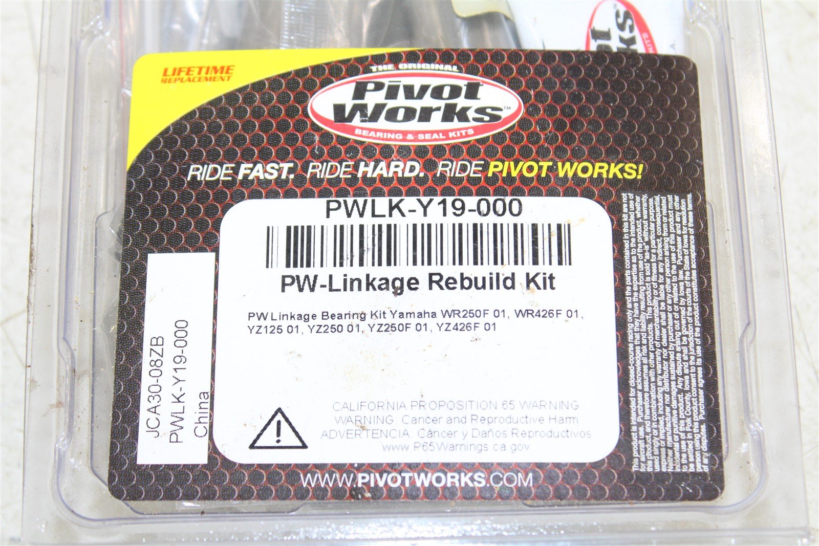 2001 Yamaha WR 250F Pivot Works Linkage Bearing Kit