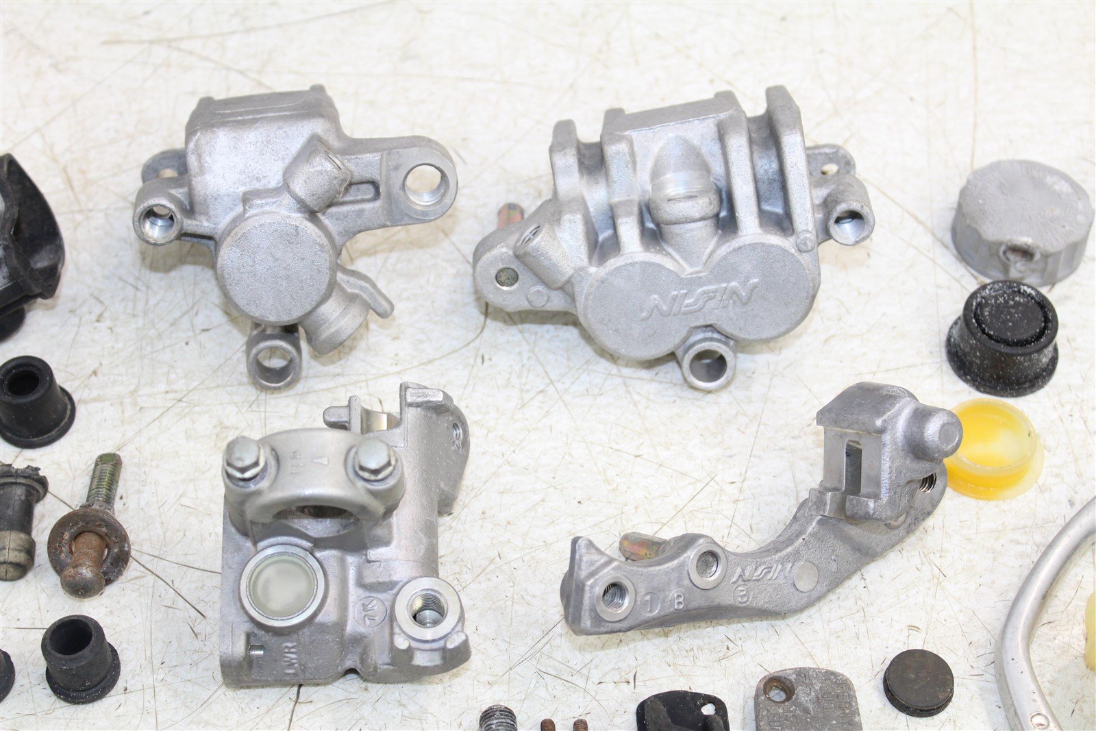 2001 Yamaha WR 250F Brake Parts Kit Front Rear Caliper Master Cylinder Cap