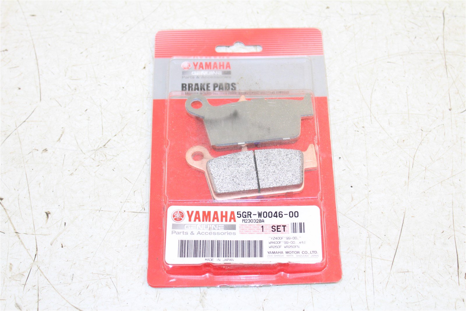 2001 Yamaha WR 250F Rear Brake Calipers Pads